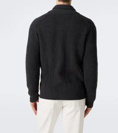 Allude Ribbed-knit wool and cashmere cardigan | Thumbnail 3 Allude Ribbed-knit wool and cashmere cardigan | Thumbnail 3