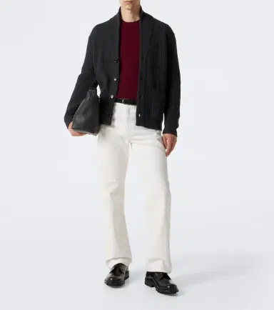 Allude Ribbed-knit wool and cashmere cardigan | Thumbnail 5 Allude Ribbed-knit wool and cashmere cardigan | Thumbnail 5