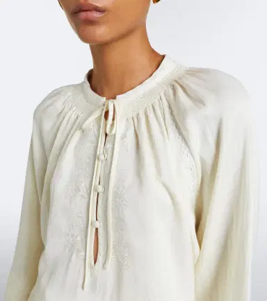 Xu Zhi Oversized embroidered blouse | Thumbnail 6 Xu Zhi Oversized embroidered blouse | Thumbnail 6