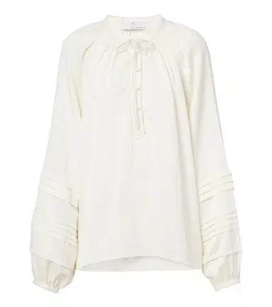 Xu Zhi Oversized embroidered blouse | Thumbnail 1 Xu Zhi Oversized embroidered blouse | Thumbnail 1