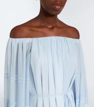 Xu Zhi Ruffled off-shoulder lace-trimmed maxi dress | Thumbnail 6 Xu Zhi Ruffled off-shoulder lace-trimmed maxi dress | Thumbnail 6