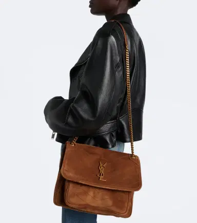 Saint Laurent Niki Medium suede shoulder bag | Thumbnail 5 Saint Laurent Niki Medium suede shoulder bag | Thumbnail 5
