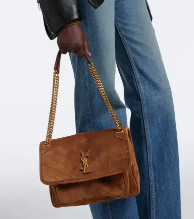Saint Laurent Niki Medium suede shoulder bag | Thumbnail 6 Saint Laurent Niki Medium suede shoulder bag | Thumbnail 6