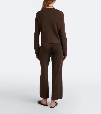 Joseph Zeta knitted cropped straight pants | Thumbnail 4 Joseph Zeta knitted cropped straight pants | Thumbnail 4