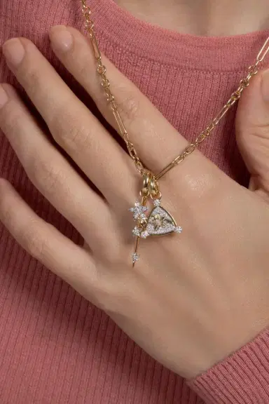 Foundrae Resilience - Diamond Blossoms And Thorn Mixed Clip Necklace | Thumbnail 3 Foundrae Resilience - Diamond Blossoms And Thorn Mixed Clip Necklace | Thumbnail 3