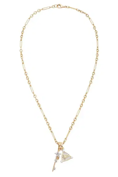 Foundrae Resilience - Diamond Blossoms And Thorn Mixed Clip Necklace | Thumbnail 1 Foundrae Resilience - Diamond Blossoms And Thorn Mixed Clip Necklace | Thumbnail 1