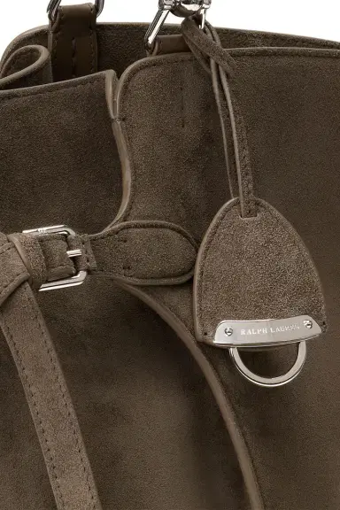 Ralph Lauren The Ralph Calf-Suede Tote | Thumbnail 4 Ralph Lauren The Ralph Calf-Suede Tote | Thumbnail 4