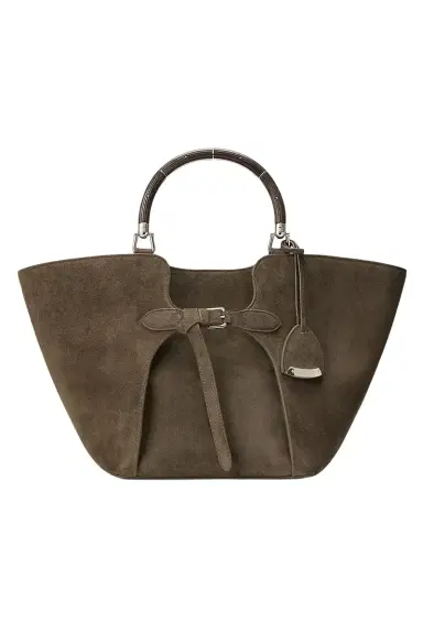 Ralph Lauren The Ralph Calf-Suede Tote | Thumbnail 5 Ralph Lauren The Ralph Calf-Suede Tote | Thumbnail 5