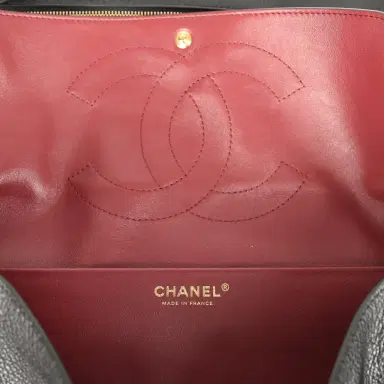 Chanel Chanel Maxi "Souplissimo" Small Flap Bag Black Grained Calfskin Gold Hardware | Thumbnail 11 Chanel Chanel Maxi "Souplissimo" Small Flap Bag Black Grained Calfskin Gold Hardware | Thumbnail 11