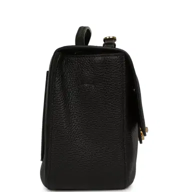Chanel Chanel Maxi "Souplissimo" Small Flap Bag Black Grained Calfskin Gold Hardware | Thumbnail 3 Chanel Chanel Maxi "Souplissimo" Small Flap Bag Black Grained Calfskin Gold Hardware | Thumbnail 3
