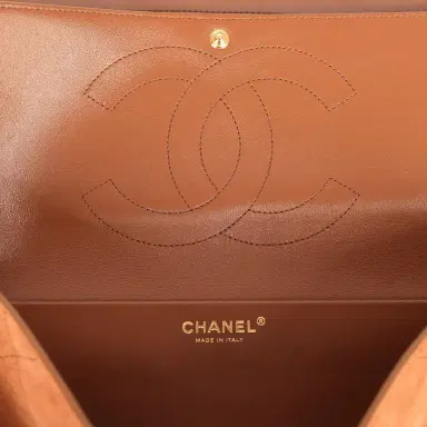Chanel Chanel Maxi "Souplissimo" Small Flap Bag Camel Suede Gold Hardware | Thumbnail 11 Chanel Chanel Maxi "Souplissimo" Small Flap Bag Camel Suede Gold Hardware | Thumbnail 11