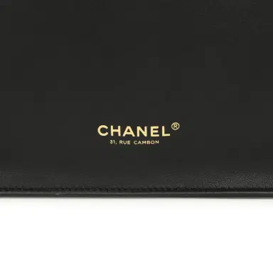 Chanel Chanel Small "Grocery Bag" with Chain Black Calfskin Gold Hardware | Thumbnail 8 Chanel Chanel Small "Grocery Bag" with Chain Black Calfskin Gold Hardware | Thumbnail 8