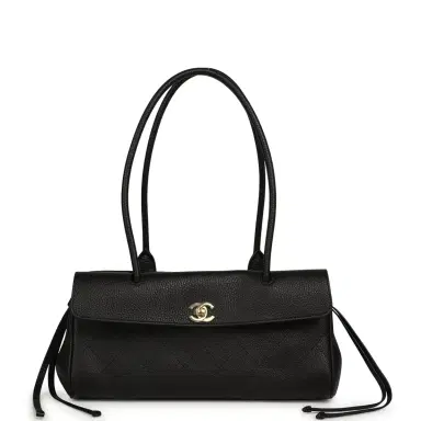 Chanel Chanel Small "Urban Essential" East West Shopping Tote Black Caviar Gold Hardware | Thumbnail 1 Chanel Chanel Small "Urban Essential" East West Shopping Tote Black Caviar Gold Hardware | Thumbnail 1