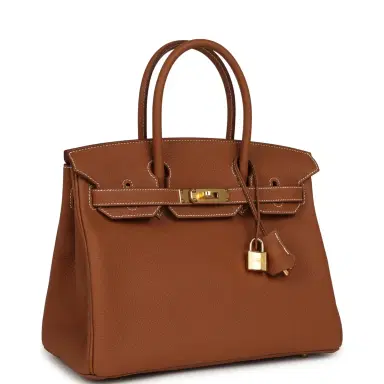 HERMÈS Hermes Birkin 30 Gold Togo Gold Hardware | Thumbnail 2 HERMÈS Hermes Birkin 30 Gold Togo Gold Hardware | Thumbnail 2