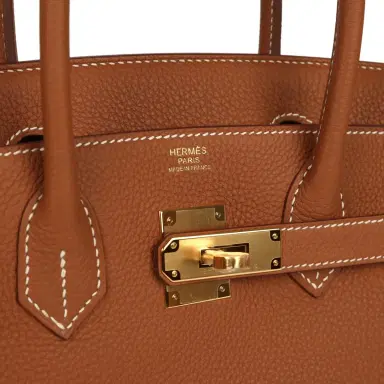 HERMÈS Hermes Birkin 30 Gold Togo Gold Hardware | Thumbnail 7 HERMÈS Hermes Birkin 30 Gold Togo Gold Hardware | Thumbnail 7
