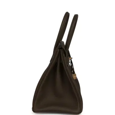 HERMÈS Hermes Birkin 30 Vert Loden Togo Permabrass Hardware | Thumbnail 3 HERMÈS Hermes Birkin 30 Vert Loden Togo Permabrass Hardware | Thumbnail 3