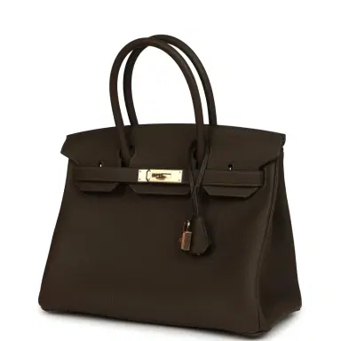 HERMÈS Hermes Birkin 30 Vert Loden Togo Permabrass Hardware | Thumbnail 5 HERMÈS Hermes Birkin 30 Vert Loden Togo Permabrass Hardware | Thumbnail 5