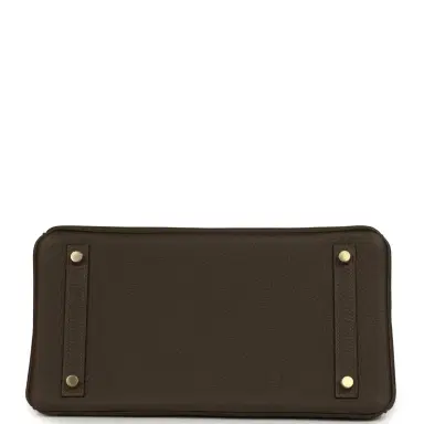 HERMÈS Hermes Birkin 30 Vert Loden Togo Permabrass Hardware | Thumbnail 6 HERMÈS Hermes Birkin 30 Vert Loden Togo Permabrass Hardware | Thumbnail 6