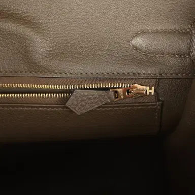 HERMÈS Hermes Birkin 30 Vert Loden Togo Permabrass Hardware | Thumbnail 9 HERMÈS Hermes Birkin 30 Vert Loden Togo Permabrass Hardware | Thumbnail 9