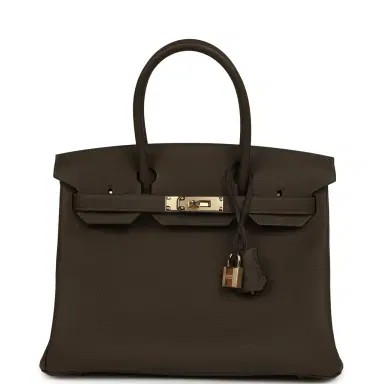 HERMÈS Hermes Birkin 30 Vert Loden Togo Permabrass Hardware | Thumbnail 1 HERMÈS Hermes Birkin 30 Vert Loden Togo Permabrass Hardware | Thumbnail 1