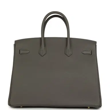 HERMÈS Hermes Birkin 35 Gris Meyer Togo Permabrass Hardware | Thumbnail 4 HERMÈS Hermes Birkin 35 Gris Meyer Togo Permabrass Hardware | Thumbnail 4