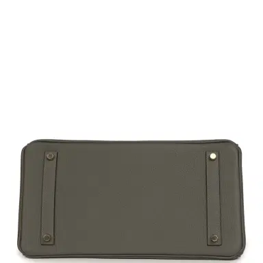 HERMÈS Hermes Birkin 35 Gris Meyer Togo Permabrass Hardware | Thumbnail 6 HERMÈS Hermes Birkin 35 Gris Meyer Togo Permabrass Hardware | Thumbnail 6