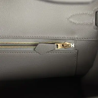 HERMÈS Hermes Birkin 35 Gris Meyer Togo Permabrass Hardware | Thumbnail 9 HERMÈS Hermes Birkin 35 Gris Meyer Togo Permabrass Hardware | Thumbnail 9