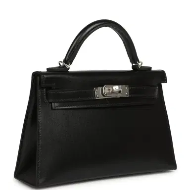 HERMÈS Hermes Kelly Sellier 20 Black Box Palladium Hardware | Thumbnail 2 HERMÈS Hermes Kelly Sellier 20 Black Box Palladium Hardware | Thumbnail 2