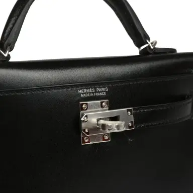 HERMÈS Hermes Kelly Sellier 20 Black Box Palladium Hardware | Thumbnail 7 HERMÈS Hermes Kelly Sellier 20 Black Box Palladium Hardware | Thumbnail 7