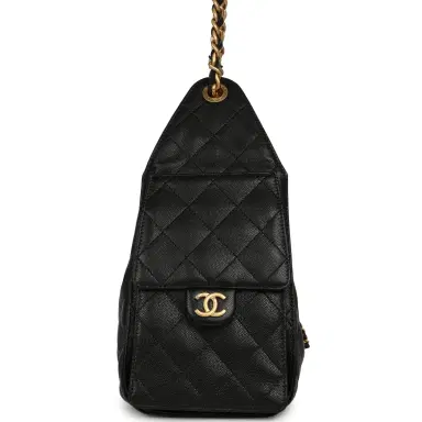 Chanel Pre-owned Chanel Small 25 Hobo Bag Black Caviar Antique Gold Hardware | Thumbnail 3 Chanel Pre-owned Chanel Small 25 Hobo Bag Black Caviar Antique Gold Hardware | Thumbnail 3