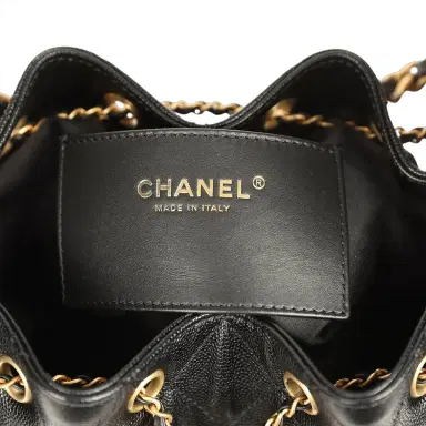 Chanel Pre-owned Chanel Small 25 Hobo Bag Black Caviar Antique Gold Hardware | Thumbnail 9 Chanel Pre-owned Chanel Small 25 Hobo Bag Black Caviar Antique Gold Hardware | Thumbnail 9