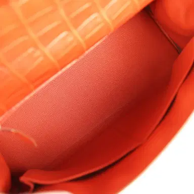 HERMÈS Pre-owned Hermes Kelly Retourne 32 Sanguine Matte Alligator Palladium Hardware | Thumbnail 8 HERMÈS Pre-owned Hermes Kelly Retourne 32 Sanguine Matte Alligator Palladium Hardware | Thumbnail 8
