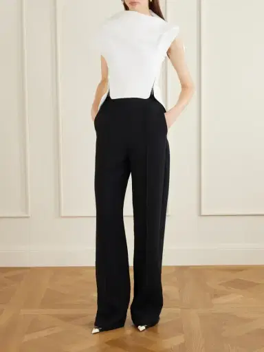 Maticevski Whirl Asymmetric Layered Crepe Top | Thumbnail 2 Maticevski Whirl Asymmetric Layered Crepe Top | Thumbnail 2