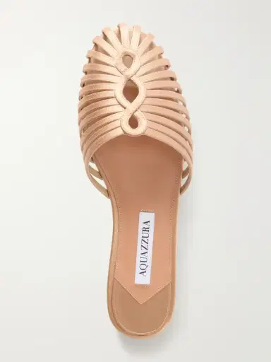 Aquazzura Sweet Surrender Satin Mules | Thumbnail 6 Aquazzura Sweet Surrender Satin Mules | Thumbnail 6