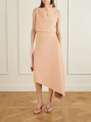 Maticevski Lash Cape-effect Two-tone Faille Midi Dress | Thumbnail 2 Maticevski Lash Cape-effect Two-tone Faille Midi Dress | Thumbnail 2