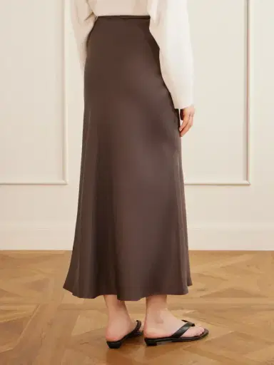 Loulou de Saison Eli Silk Maxi Skirt | Thumbnail 4 Loulou de Saison Eli Silk Maxi Skirt | Thumbnail 4