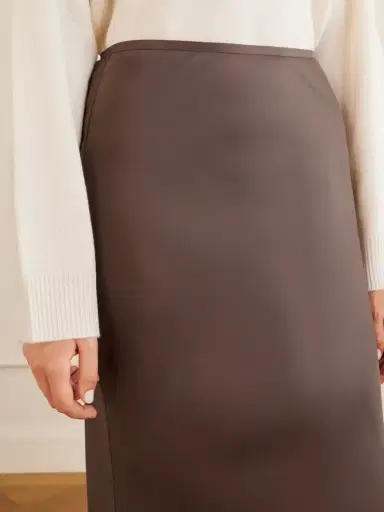 Loulou de Saison Eli Silk Maxi Skirt | Thumbnail 5 Loulou de Saison Eli Silk Maxi Skirt | Thumbnail 5
