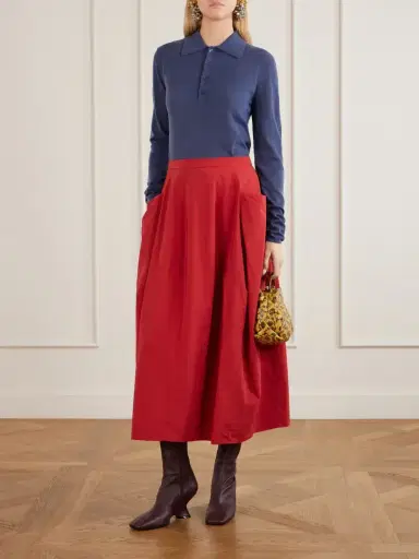 Tibi Lantern Paneled Shell Skirt | Thumbnail 2 Tibi Lantern Paneled Shell Skirt | Thumbnail 2