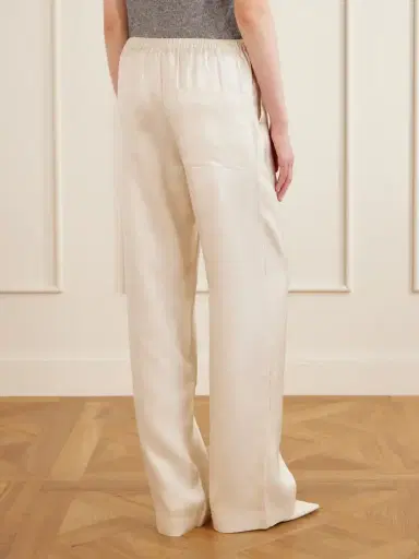 Loulou de Saison Alera Silk Wide-leg Pants | Thumbnail 4 Loulou de Saison Alera Silk Wide-leg Pants | Thumbnail 4