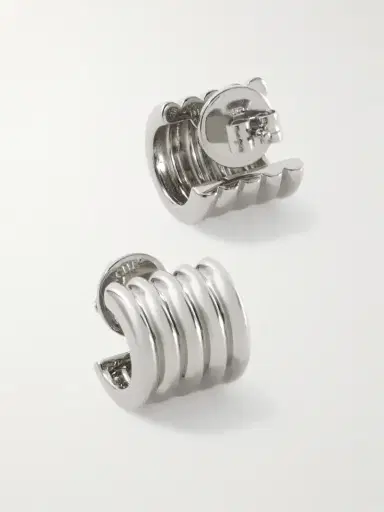Déhanche Hollyhock Silver-toned Earrings | Thumbnail 3 Déhanche Hollyhock Silver-toned Earrings | Thumbnail 3