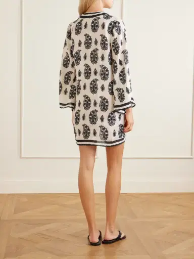 Johanna Ortiz Caretaker Printed Linen Mini Dress | Thumbnail 3 Johanna Ortiz Caretaker Printed Linen Mini Dress | Thumbnail 3
