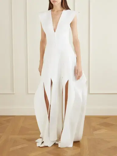 Maticevski Acumen Paneled Crepe Gown | Thumbnail 2 Maticevski Acumen Paneled Crepe Gown | Thumbnail 2