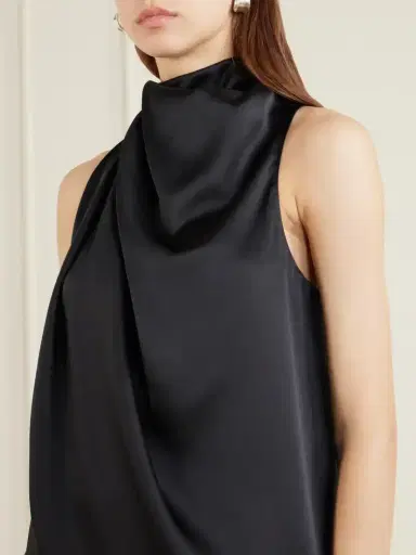 Heirlome Kate Draped Silk-satin Top | Thumbnail 5 Heirlome Kate Draped Silk-satin Top | Thumbnail 5