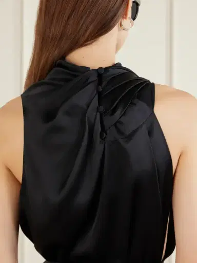 Heirlome Kate Draped Silk-satin Top | Thumbnail 6 Heirlome Kate Draped Silk-satin Top | Thumbnail 6