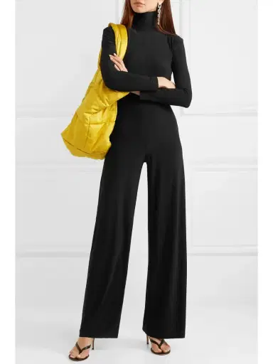 Norma Kamali Stretch-jersey Turtleneck Jumpsuit | Thumbnail 2 Norma Kamali Stretch-jersey Turtleneck Jumpsuit | Thumbnail 2