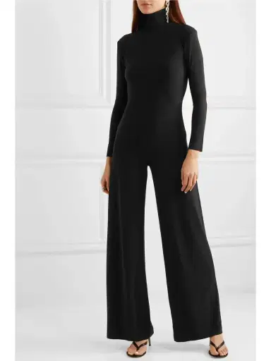 Norma Kamali Stretch-jersey Turtleneck Jumpsuit | Thumbnail 3 Norma Kamali Stretch-jersey Turtleneck Jumpsuit | Thumbnail 3