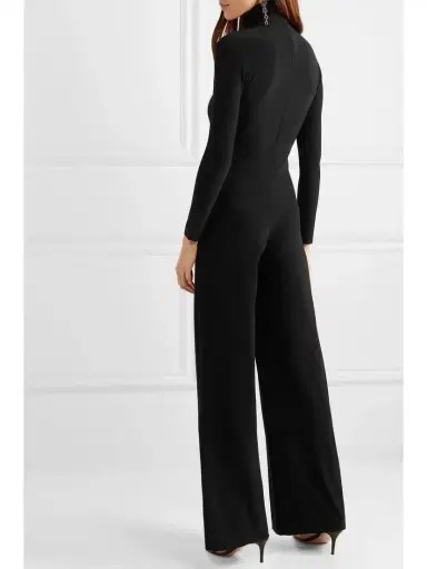 Norma Kamali Stretch-jersey Turtleneck Jumpsuit | Thumbnail 4 Norma Kamali Stretch-jersey Turtleneck Jumpsuit | Thumbnail 4