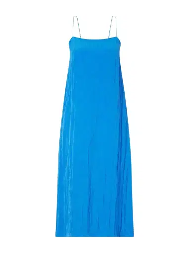 Tibi Crinkled Satin Midi Dress | Thumbnail 1 Tibi Crinkled Satin Midi Dress | Thumbnail 1