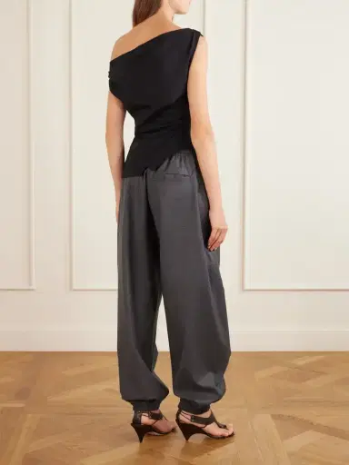 RÓHE Off-the-shoulder Draped Jersey Blouse | Thumbnail 3 RÓHE Off-the-shoulder Draped Jersey Blouse | Thumbnail 3