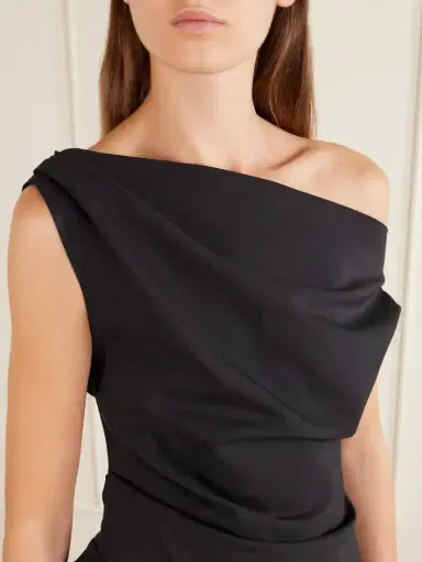 RÓHE Off-the-shoulder Draped Jersey Blouse | Thumbnail 4 RÓHE Off-the-shoulder Draped Jersey Blouse | Thumbnail 4